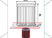   Olejový filtr PSYCHIC =HF141 Yamaha