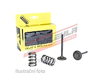   Kit ocelových ventilů výfuk + pružin KAWASAKI KX450F, 06-08/ KFX450, 08-14
