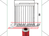   Olejový filtr PSYCHIC =HF207 BETA, Kawasaki, Suzuki