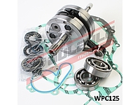   Kliková hřídel YAMAHA YZ125, 01-04/ WR125, 01-03 +dolní těsnění s gufery a klik. ložiska