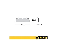   Brzdové destičky přední YAMAHA YZ65/85 do 25, TT -R 125