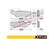   Brzdové destičky přední Prox Yamaha YZ125/250/250F/450F '08-22