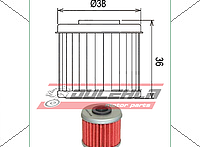   Olejový filtr PSYCHIC =HF116   Husqvarna, Honda